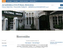 Tablet Screenshot of academiainglesa.com.ar